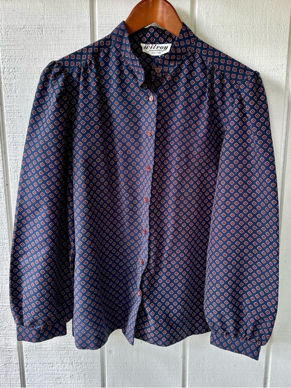 70’s Vintage Wilroy Traveller Button Down Blouse